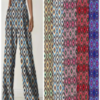 Tissu en Georgette léger à imprimé floral de couleur vive en polyester 100% Matériau antistatique pour robes de vêtements pour filles