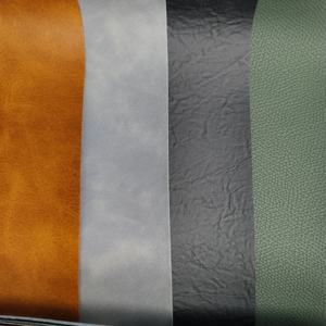 Estilos mixtos Ecología original Impermeable PU Diseñador Tela de cuero Tela térmica de cuero para cuaderno y cubierta de diario - Product Image 3