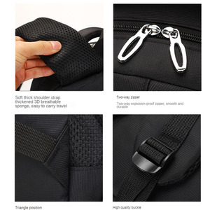 Sac à dos personnalisé 2025 OEM, sac à dos de voyage tendance pour étudiants, sac à dos pour ordinateur portable, sac à dos de sport en nylon pour hommes, sac à dos pour l'extérieur - Product Image 5