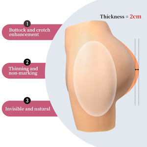 Pantalones de Vagina Falsa de Silicona para Hombre OEM/ODM, Glúteos Sexis para Cosplay de Shemale, Crossdresser, Drag Queen, Pantalón Realzador de Cadera en 6 Colores - Product Image 4