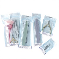 Sacs de stérilisation jetables pour outils de nail art, ciseaux à cuticules, repousse-cuticules en acier, blocs de polissage ; Fermeture auto-adhésive Zip-Lock