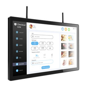 2024 FYJ 21,5 "<span class=keywords><strong>Pos</strong></span> стенд настенная сенсорная реклама <span class=keywords><strong>POS</strong></span> все в одном Ресторан Супермаркет кассовый Дисплей <span class=keywords><strong>Pos</strong></span> система - Product Image 1