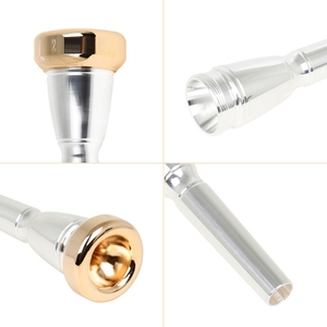 Embouchure de trompette en laiton plaqué argent 3C 2C 2B 3B Embouchure de trompette pour débutants et joueurs professionnels - Product Image 5