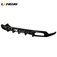 Pièce de modification de voiture Langyu séparateur arrière pièces de carrosserie en Fiber de carbone sèche lèvre de pare-chocs arrière pour Porsche Panamera 971 diffuseur arrière
