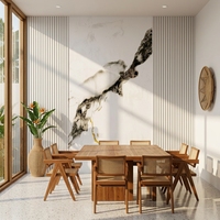 Panneau mural en PVC de luxe, feuille de marbre UV, panneau pour imprimante UV