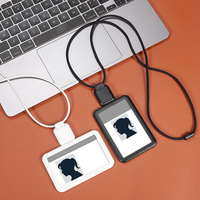 Porte-badge en silicone écologique avec logo personnalisé, design contemporain, nouvelle arrivée, étui pour cartes de crédit