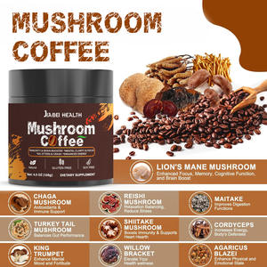 OEM Organic Lions Mane Mushroom Coffee Powder Private Label Supplement Mushroom Coffee Instant Coffee - Product Image 2