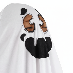 Disfraz de Fantasma para Cosplay, Capa Blanca Desgastada de Halloween con Bolsa de Calabaza, Lindos Trajes de Fiesta de Rol, Poliéster Unisex - Product Image 5