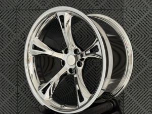 Jantes de voiture de tourisme chromées à finition usinée, concaves profondes, 18 19 <span class=keywords><strong>20</strong></span> 21 22 24 pouces, 5x120 5x127 5x130, de luxe pour CHEVY DODGE - Product Image 3