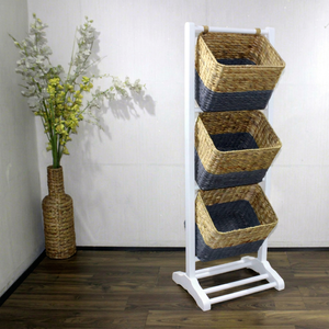 Artex Dong Thap Factory Handmade Water Hyacinth Magazine Rack Eco Friendly <b>Storage</b> Organizer Vietnam - Product Image 1