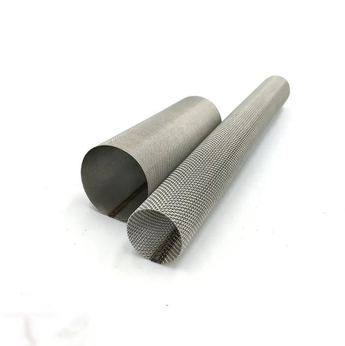 90ミクロン金属管状フィルタースクリーン織りタイプステンレス鋼フィルターメッシュ
