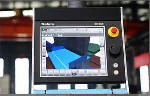 DELEM DA69T3D描画システムMB9-160Tx4000mmプレスブレーキハイブリッドサーボ板金曲げ機 - Product Image 4