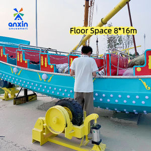 Meilleure vente de bateau pirate de 36 places tour d'amusement durable extérieur réaliste mouvement des vagues océaniques sans danger pour parc d'attractions - Product Image 5