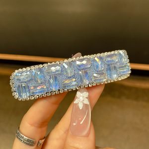Bán Buôn Hàn Quốc Pha Lê Rhinestone Kẹp Tóc Side Bang Thời Trang Kẹp Tóc Rhinestone Mỏ Vịt Tóc Clip Tóc Phụ Kiện Cho Phụ Nữ - Product Image 4