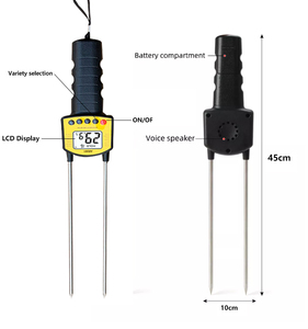 Máy đo độ ẩm kỹ thuật số cầm tay LCD phòng thí nghiệm công nghiệp sử dụng ẩm kế <span class=keywords><strong>Tester</strong></span> hạt ngô lúa mì gạo đậu phộng độ ẩm nội dung - Product Image 6