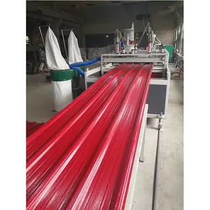 Kunststoff PVC ASA glasierte Wellpappe Dachziegel Maschine