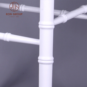 Chaises de réception empilables en plastique <span class=keywords><strong>blanc</strong></span> pour événements de luxe, banquets, mariages, hôtels et salons - Product Image 6