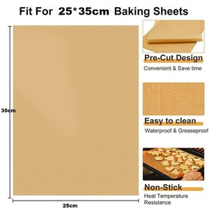 Papier sulfurisé de qualité <span class=keywords><strong>alimentaire</strong></span> blanc blanchi, enduit, antiadhésif, résistant à l'humidité, biodégradable et écologique, 30 g/m², 16x24 pouces, en gros - Product Image 5