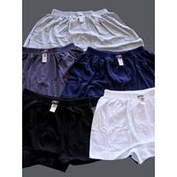 Sous-vêtements classiques en coton pour hommes, boxers tricotés ODM, fil cardé 30/1, 100% coton, respirant, doux pour la peau, confortable