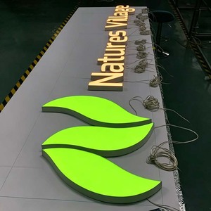 Letras <span class=keywords><strong>LED</strong></span> con Acabado de Acero Inoxidable, Resistentes a la Intemperie IP65, Letreros <span class=keywords><strong>LED</strong></span> Personalizados para Exteriores para Negocios - Product Image 4