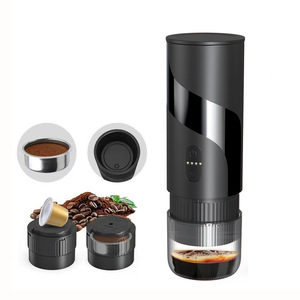 Machine à café portable à capsules, rechargeable par USB, mini-distributeur électrique 0,5L pour utilisation en extérieur et en voiture - Product Image 1