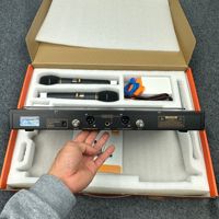 Microphone sans fil VM500 - Un pour deux, microphone sans fil portable à synchronisation de fréquence infrarouge