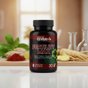 Suplemento de Fertilidad Masculina Laboratoire Cevrai - Mezcla de Maca, Azafrán, Jengibre y Ginseng con Zinc, Totalmente Natural, Apto para Uso Diario - Product Image 3