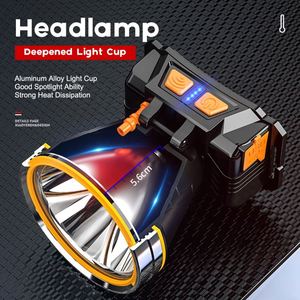 CITICITY 500 Lumens Powerful ABS Headlamp Aluminum <b>LED</b> Long Range Waterproof Headlamp for Outdoor - Product Image 3