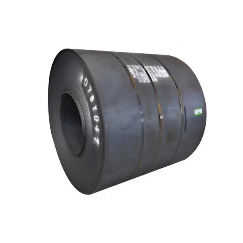 Yüksek kaliteli CRC HRC ASTM A36 A53 Q195 A283 Q235B Q345B 3mm 12mm kalınlığı siyah karbon sıcak haddelenmiş çelik bobin