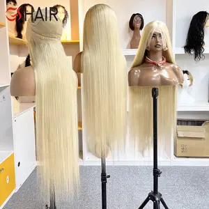 All'ingrosso brasiliano 613 vergine capelli umani senza colla pieno Hd parrucche di pizzo per le donne di colore, capelli umani biondi parrucche 613 pizzo parrucche anteriori