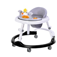 Marche-bébé multifonctionnel avec fonction anti-chute et anti-basculement - Poussette pliable en forme de U