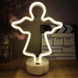 Lampe Led fluo en forme de licorne, luminaire décoratif d'intérieur, idéal pour un bureau, une Table, une décoration, vente en gros, collection - Product Image 3