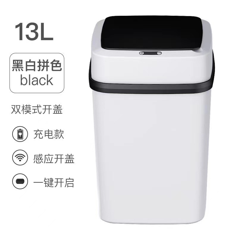 Rechargeable - Noir et Blanc [Activation par bouton sensible] 13L