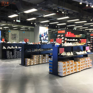 Solutions d'affichage de vêtements personnalisées à la demande d'affichage de <span class=keywords><strong>magasin</strong></span> de vêtements en acier inoxydable Black Spray - Product Image 4