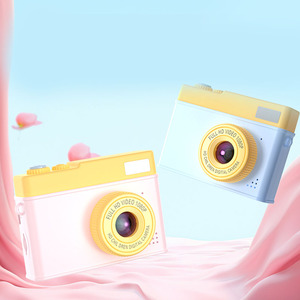 2024 Retro Mini Kindercamera Met Ingebouwde Games 2.0 Inch Scherm 1080P Hd 180 Groothoek Opnamefunctie-Leuk Cadeau - Product Image 6