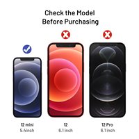 Lot de 2 protections d'écran en verre trempé ultra-minces 3D Radian 9H de qualité AAA, anti-traces de doigts, étanches, pour téléphone portable