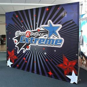 2023 Trade Showing Tension Pop up Outdoor Display <b>Stand</b> Advertising <b>Backdrop</b> Portable Custom Design Graphic Background Banner - Product Image 6