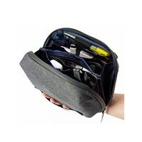 Sac organisateur électronique de voyage personnalisé mallette de rangement étanche pour câbles pour chargeurs cordons accessoires techniques petits cosmétiques