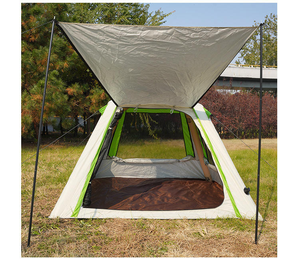Tente de camping <span class=keywords><strong>gonflable</strong></span> légère personnalisée, colonne d'air robuste avec <span class=keywords><strong>auvent</strong></span>, installation rapide 4 ㎡   Tente de glamping en plein air pour petite famille - Product Image 4