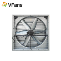 Ventilateur d'extraction mural à entraînement direct VFans en acier galvanisé 220V, puissant ventilateur axial industriel pour entrepôt