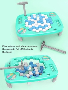 Jouets éducatifs interactifs Piège à pingouins, Jeux de société échiquier adulte-enfant, Divertissements de bureau en plastique, Anti-stress - Product Image 6