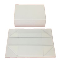 Boîtes d'expédition pliantes personnalisées à couvercle rabattable, en carton double gris, avec ruban et estampage à chaud doré, pour e-commerce, chaussures, vêtements, Noël