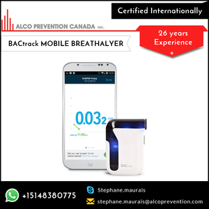 Alco Prevention Canada BACtrack Alcoholímetro Móvil Digital con Puerto USB - Product Image 4