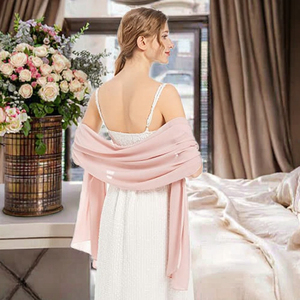 Châles et étoles carrés musulmans en <span class=keywords><strong>mousseline</strong></span> douce pour robes de soirée et mariages, taille unique pour hommes - Product Image 3