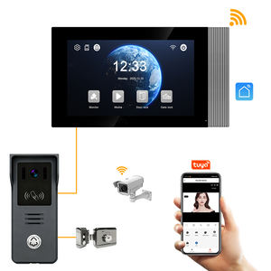 Videoportero <span class=keywords><strong>de</strong></span> <span class=keywords><strong>2</strong></span> Hilos para Villa con Pantalla Táctil IPS <span class=keywords><strong>de</strong></span> 7 Pulgadas, HD 1024*600, Menú Multi-idioma, IP65 Impermeable, Solo Panel <span class=keywords><strong>de</strong></span> Llamadas - Product Image 1