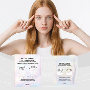 Collagen Firm Eye Mask 8pcs Oem Private <b>Label</b> Anti Age Plump Hydrate Brighten - Product Image 3