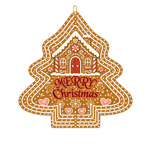 Adorno Colgante para Árbol de Navidad, Hombre de Jengibre en 2D, Pintura Plana, Colgante de Hierro para Decoración de Puerta, Ventana o Árbol de Navidad, Personalizado - Product Image 1