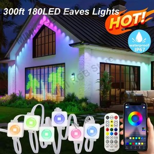 Lumières extérieures permanentes de Noël décoratives Point extérieur pour lumières de point d'avant-toit de <span class=keywords><strong>maison</strong></span> - Product Image 2