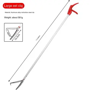 Chất Lượng Cao Bò Sát Điều Khiển Rắn Stick Catcher Rắn Kẹp Tong Hợp Kim Nhôm Thẳng Ống Khuỷu Tay Đa Chức Năng Kẹp