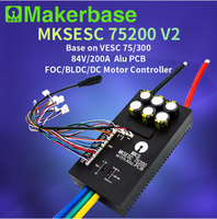 Makerbase 75200 V2 84V 200A Courant Élevé Avec Alu PCB Basé pour E-Foil Fight Robot Surfboard AGV Robot